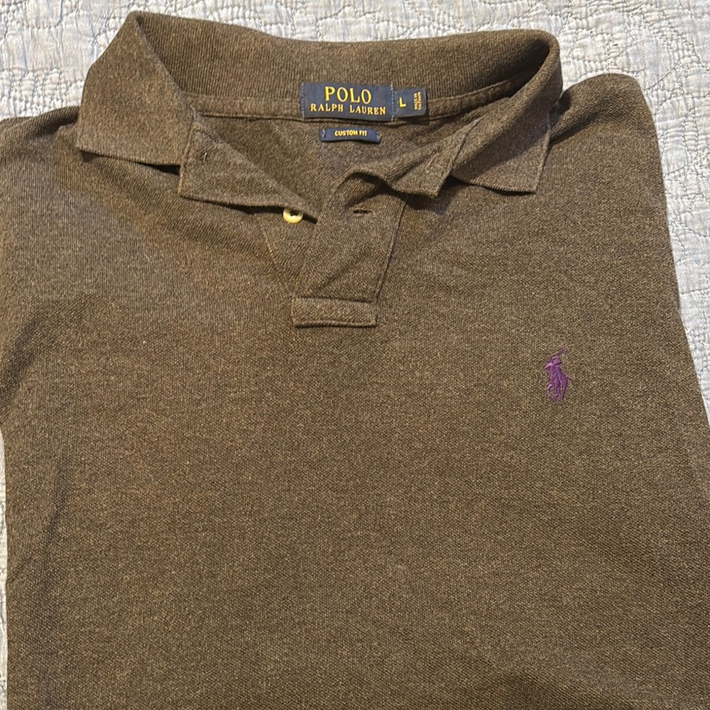 Ralph Lauren Men's Brown Polo Shirt